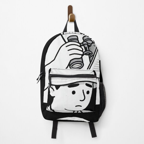 Item preview, Birdwatcher with Field Guide - Minimalist Birder Illustration designed and sold by TheBathhouse.