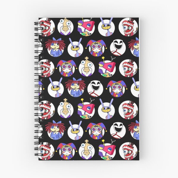 Item preview, TADC The Amazing Digital Circus Seamless Pattern! Jax, Kinger, Gangle, Zooble, Ragatha, Pomni, Caine. designed and sold by Playful Patternz.