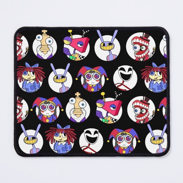 Item preview, TADC The Amazing Digital Circus Seamless Pattern! Jax, Kinger, Gangle, Zooble, Ragatha, Pomni, Caine. designed and sold by Playful Patternz.