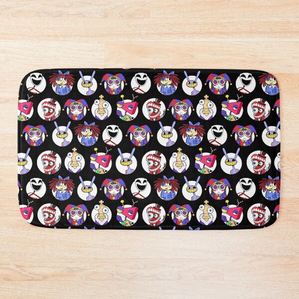 Item preview, TADC The Amazing Digital Circus Seamless Pattern! Jax, Kinger, Gangle, Zooble, Ragatha, Pomni, Caine. designed and sold by Playful Patternz.