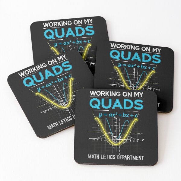 Item preview, Mathletics Working On My Quads Algebra Algebra Math Teacher designed and sold by Dressed For  Duty.