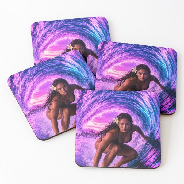 Aperçu de l'œuvre Fille surfeuse créée et vendue par S9 Designs.