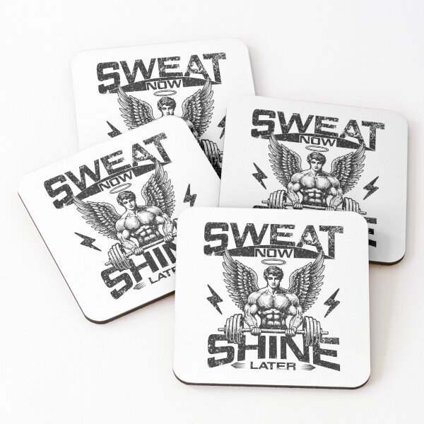 Item preview, Sweat Now Shine Later - Angelic Bodybuilder Vintage Gym Graphic designed and sold by Abaseen.