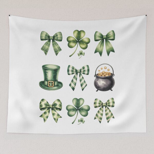 Item preview, Coquette Patrick's Day Bow designed and sold by TrinaEspinoza.