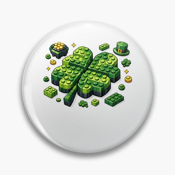 Item preview, Pixelated Shamrock St. Patrick's Day Design designed and sold by HUTEND.