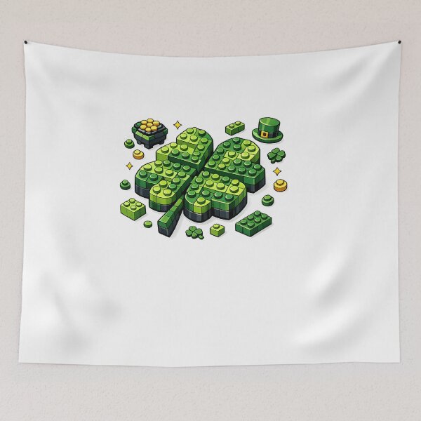 Item preview, Pixelated Shamrock St. Patrick's Day Design designed and sold by HUTEND.