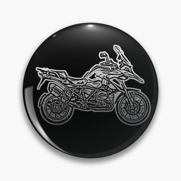 Item preview, Adventure Motorcycle Line Art Touring Bike designed and sold by FroggyBaBoy.