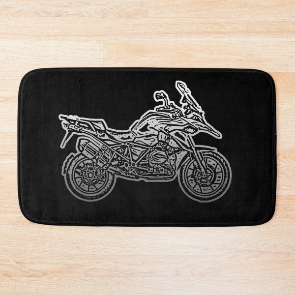 Item preview, Adventure Motorcycle Line Art Touring Bike designed and sold by FroggyBaBoy.