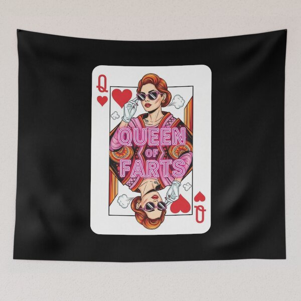 Item preview, Queen of Farts Embarrassing Joke Adult Humor Card designed and sold by Dressed For  Duty.