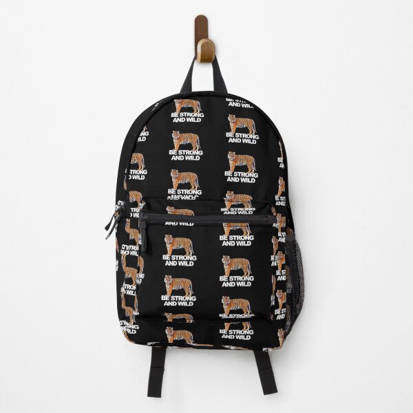 Item preview, Bengal Tiger Be Strong and Wild – Fierce Jungle Power Animal Motivational Graphic designed and sold by artworkathome.