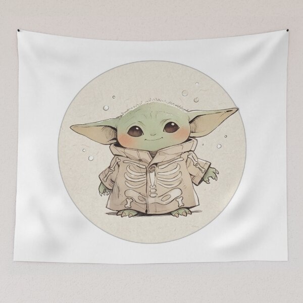 Item preview, BABY YODA SKELETON COSTUME designed and sold by LIS AND MELIVERSO.