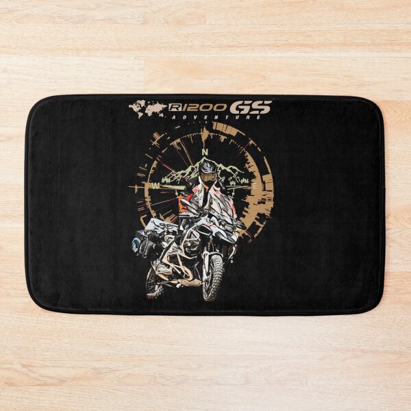 Item preview, Adventure Motorcycle Compass World Rider Design designed and sold by FroggyBaBoy.