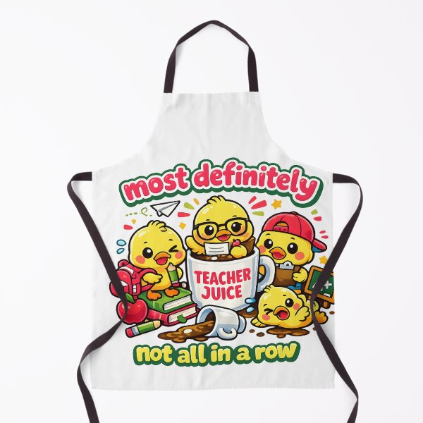 Item preview, Cute Teacher Juice Ducklings Design designed and sold by HUTEND.