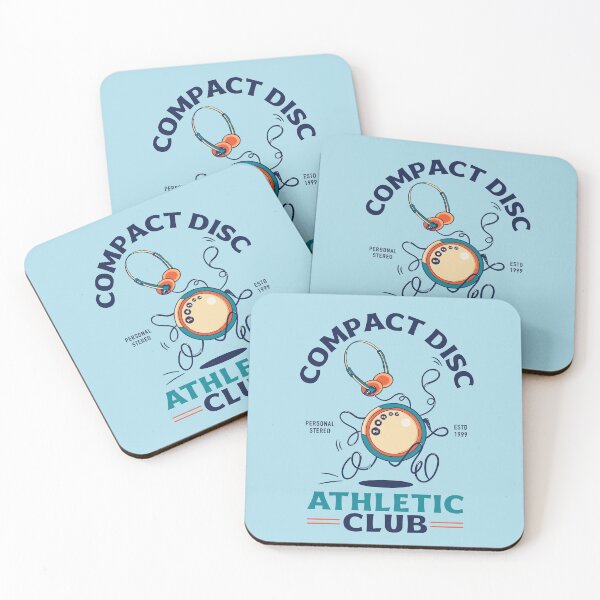 Item preview, Compact Disc Athletic Club_Retro 90's designed and sold by YaldiDesign.