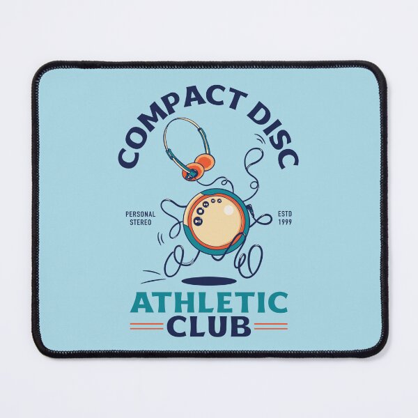 Item preview, Compact Disc Athletic Club_Retro 90's designed and sold by YaldiDesign.