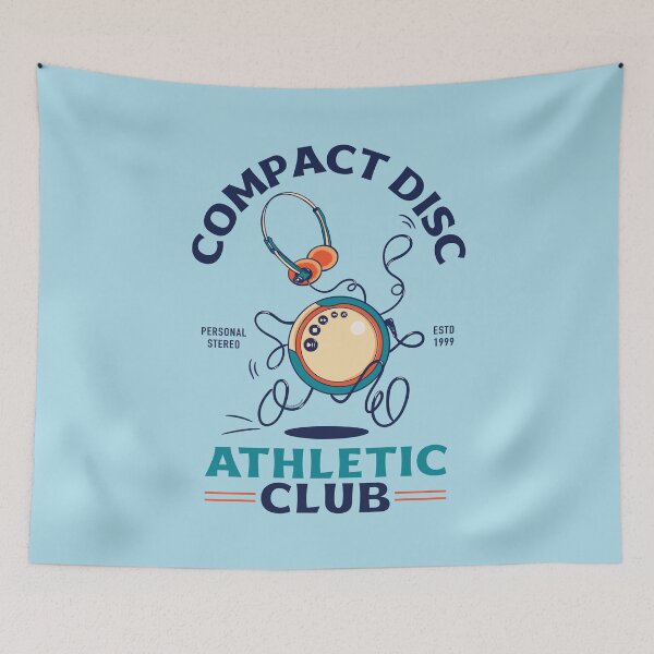 Item preview, Compact Disc Athletic Club_Retro 90's designed and sold by YaldiDesign.