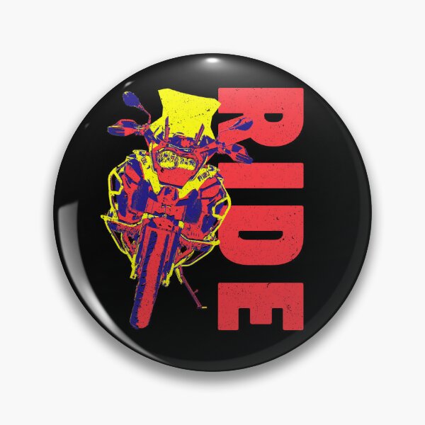 Item preview, Ride Adventure Motorcycle Pop Art Design designed and sold by FroggyBaBoy.