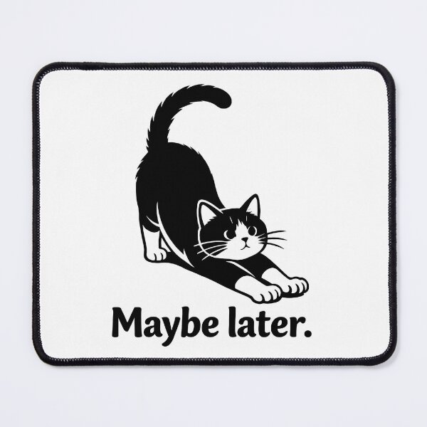Item preview, Maybe Later Sarcastic Cat Meme designed and sold by DetalleXL.