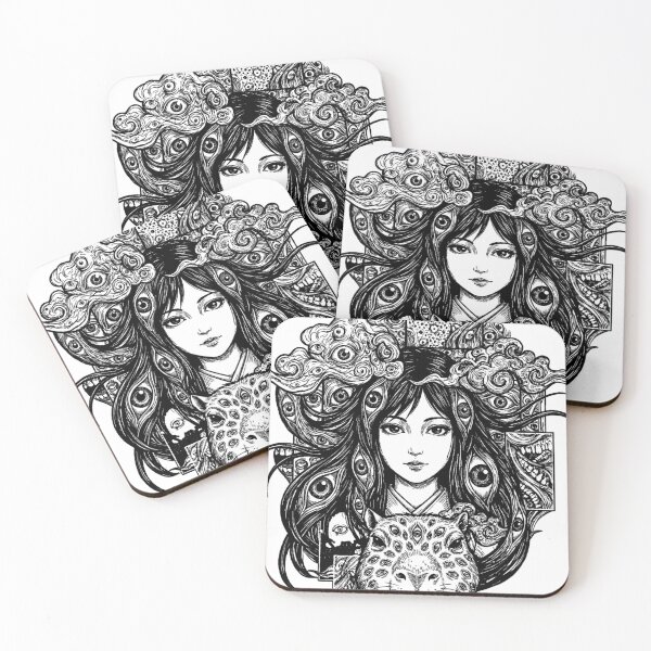 Item preview, Dark Mystical Character Gem Art Illustration designed and sold by TheBathhouse.
