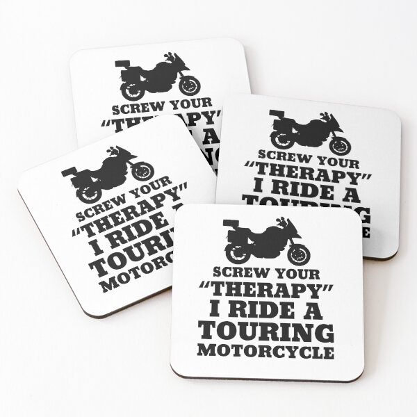 Item preview, Funny Motorcycle Touring Rider Quote Design designed and sold by FroggyBaBoy.