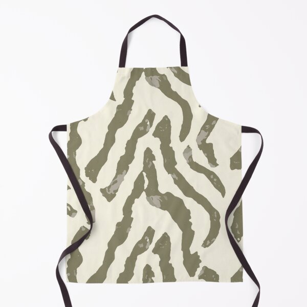 Item preview, White Ivory Khaki Subtle Zebra Pattern Print designed and sold by burbankdesigns.