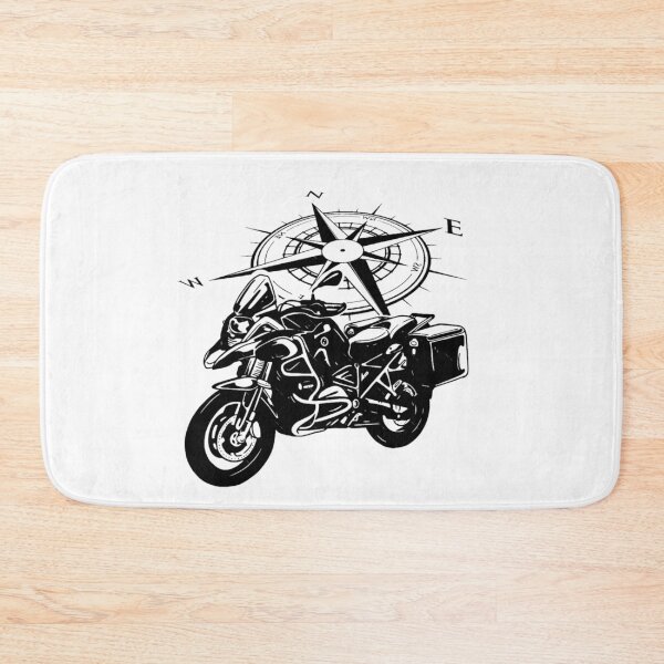 Item preview, Adventure Motorcycle Compass Line Art Design designed and sold by FroggyBaBoy.