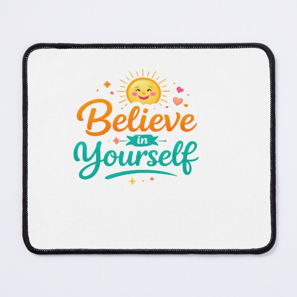 Item preview, Believe in Yourself Motivational Sticker | Positive Inspiration Design designed and sold by Lovestickerco.