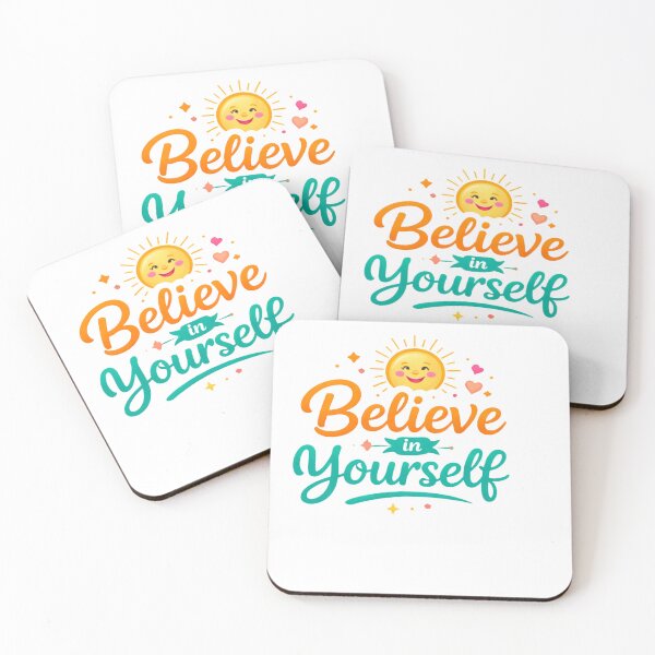 Item preview, Believe in Yourself Motivational Sticker | Positive Inspiration Design designed and sold by Lovestickerco.