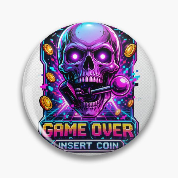 Artikelvorschau, Game Over entworfen und verkauft von Retro Power Design.