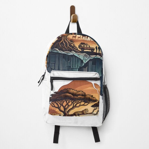 Item preview, The Great Divide: African Savannah & Modern Metropolis Art designed and sold by Morden-Design.