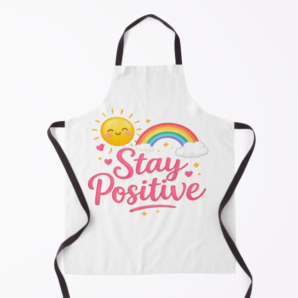Item preview, Stay Positive Rainbow Motivational Sticker | Happy Inspiration Design designed and sold by Lovestickerco.