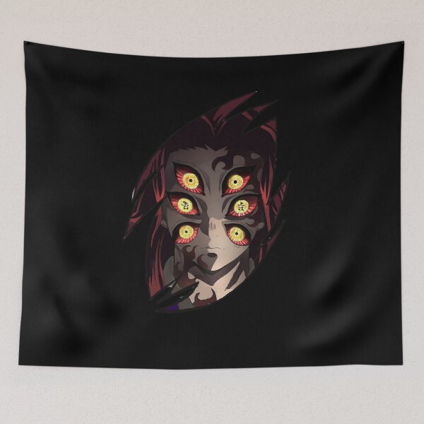 Item preview, Kokushibo Six Eyes Demon Slayer Dark Anime Art designed and sold by The fandom.