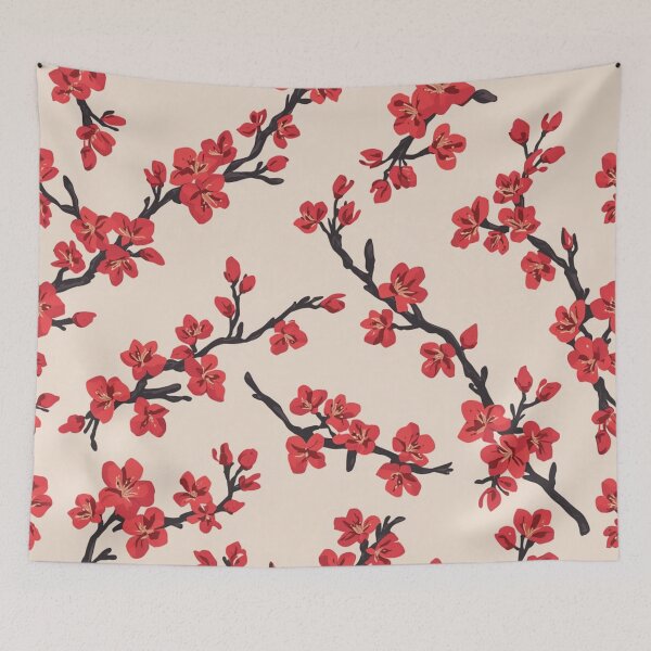 Item preview, Cherry Blossom Branch Pattern designed and sold by burbankdesigns.