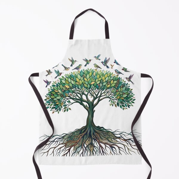 Item preview, Flying High - Vibrant Tree of Life with Birds Art designed and sold by Morden-Design.