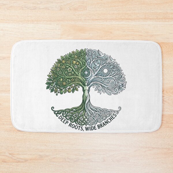 Item preview, Deep Roots Wide Branches - Nature Cycle Artistic T-shirt Design designed and sold by Morden-Design.