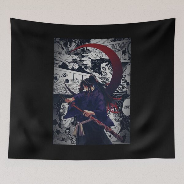 Item preview, Kokushibo Red Moon Samurai Anime Art designed and sold by The fandom.