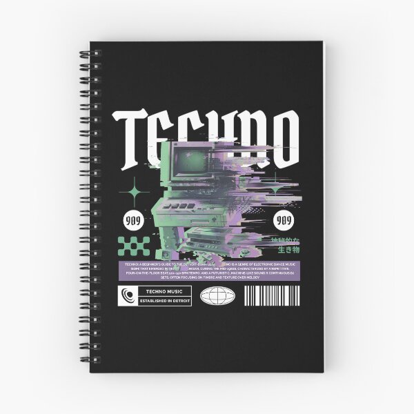 Item preview, TECHNO  - Glitch Work Station (White) designed and sold by Discothreadz.