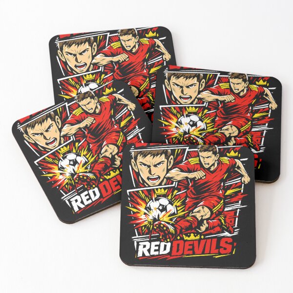 Item preview, Belgium Red Devils Soccer Manga Style Graphic – Belgian Football Fan Design designed and sold by JonelCrafts.