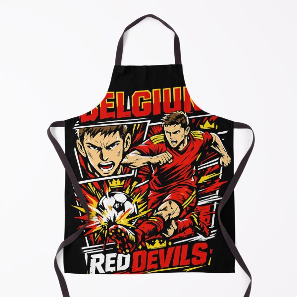 Item preview, Belgium Red Devils Soccer Manga Style Graphic – Belgian Football Fan Design designed and sold by JonelCrafts.