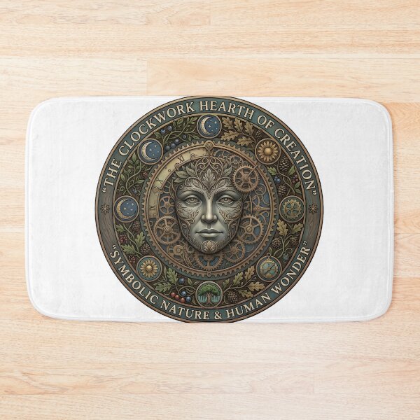 Item preview, The Clockwork Heart of Creation - Steampunk Nature Fusion Art designed and sold by Morden-Design.