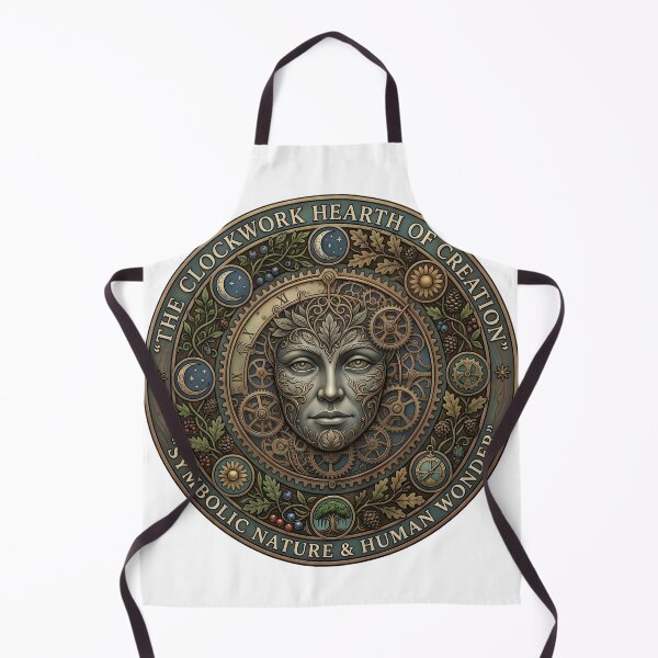 Item preview, The Clockwork Heart of Creation - Steampunk Nature Fusion Art designed and sold by Morden-Design.