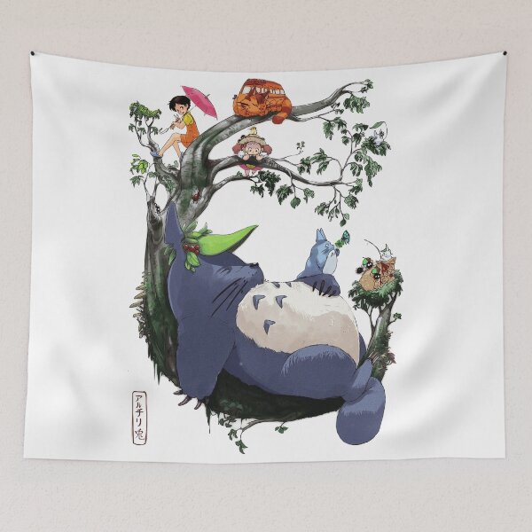Item preview, Cute kawaii art girl sleep on tree -%[ghiblis]%- flying away dragon designed and sold by Wenddys.