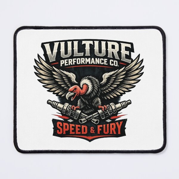 Item preview, Vulture Performance Co. - Vintage Speed and Fury Spark Plug Racing Art designed and sold by SasquatchTrail.