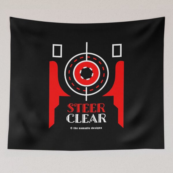 Item preview, Steer clear Minimalist Option for Funy theme designed and sold by The Nomadic Designs.