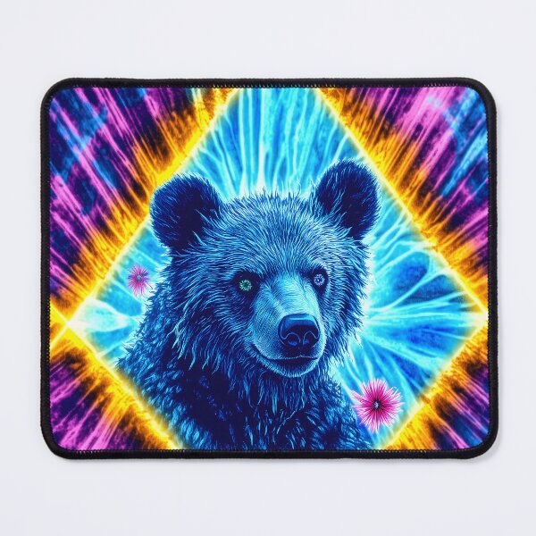 Item preview, Glowing Bear Diamond Wildlife Fantasy Art designed and sold by DonaldWaltersxx.