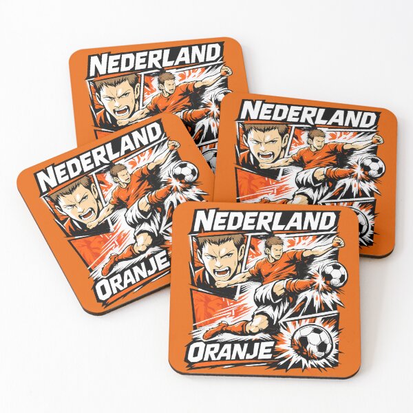 Item preview, Netherlands Soccer Manga Shirt – Oranjie Football Graphic – Dutch Football Fan Art designed and sold by JonelCrafts.