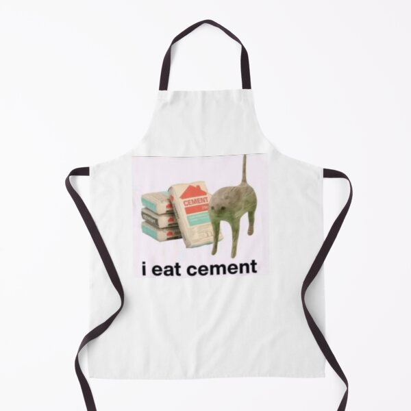 Item preview, i eat cement cat meme designed and sold by cloudzer0000.