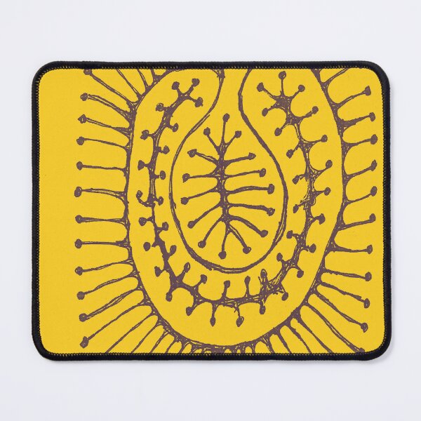 Item preview, SPIRAL YELLOW AND BLACK designed and sold by KolbStudios.