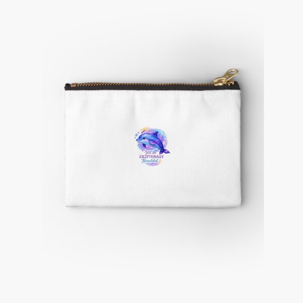 Item preview, Mystic Dolphin Sticker – You Are Exceptionally Beautiful ✨ Magical Ocean Aesthetic designed and sold by VNyA.