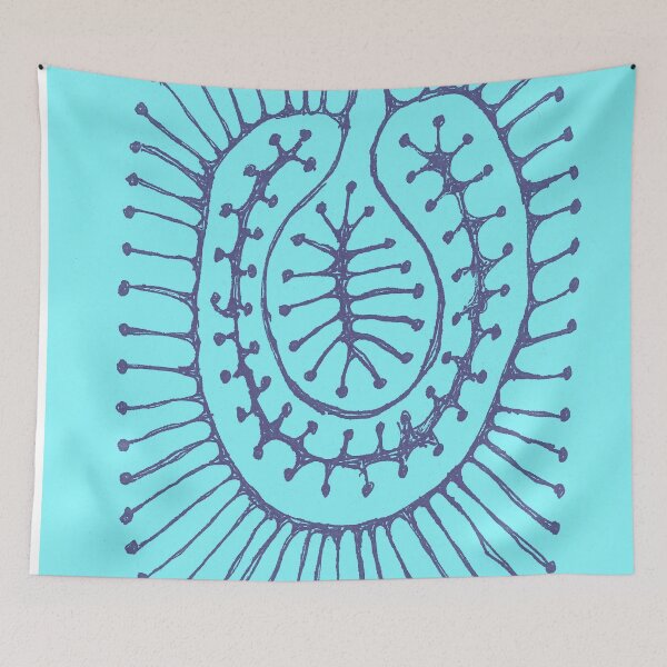 Aperçu de l'œuvre SPIRAL TEAL créée et vendue par KolbStudios.